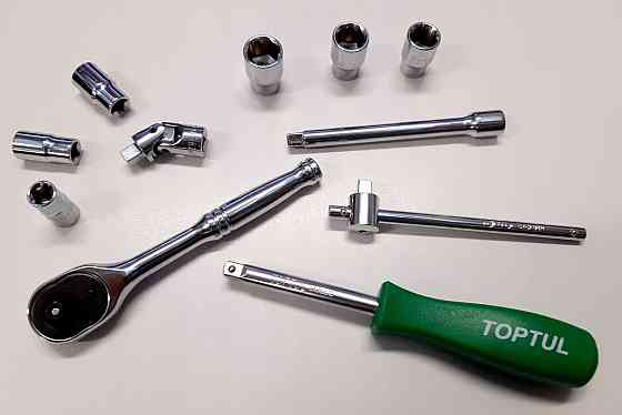 Набор инструмента в кейсе TOPTUL 1/4" 17ед. GCAD1701 Харьков