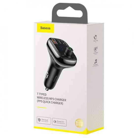АЗУ FM модулятор Baseus S-13 36W (2USB-A/1C) (CCMT000101) Херсон