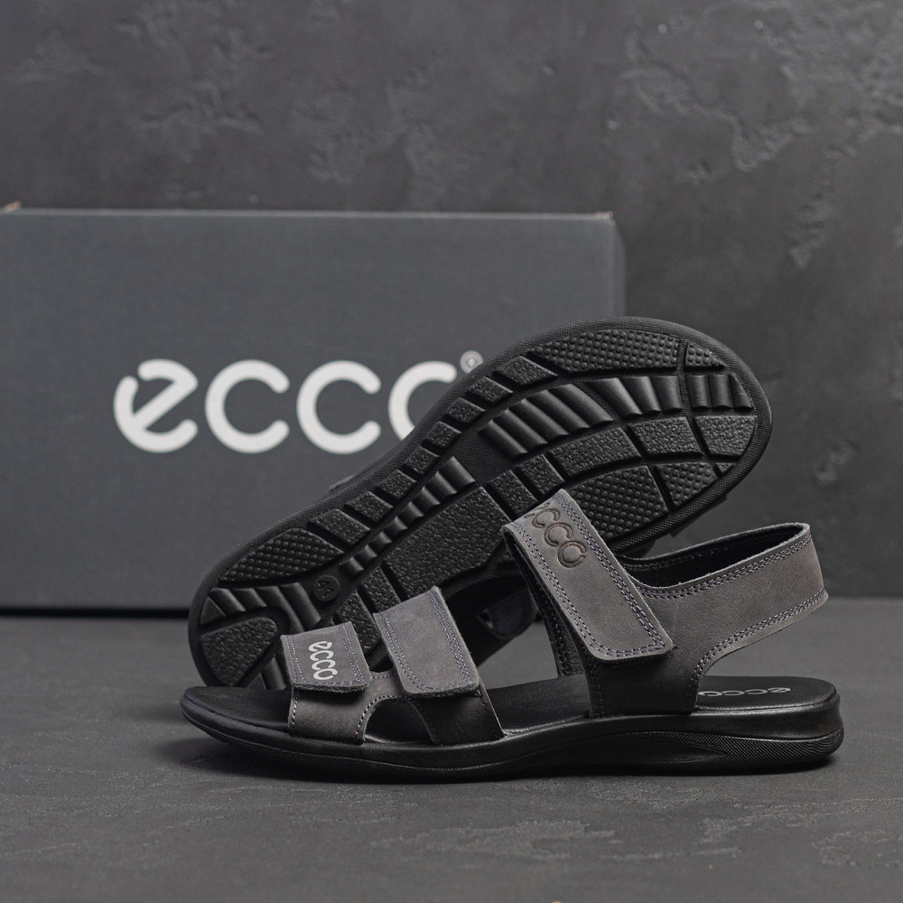 Мужские кожаные сандалии E-series Grey Київ - зображення 8
