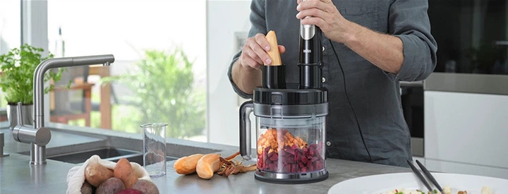 Блендер погружной Braun Multiquick 9 MQ 9195 XLI 1200 Вт черный Киев - изображение 6