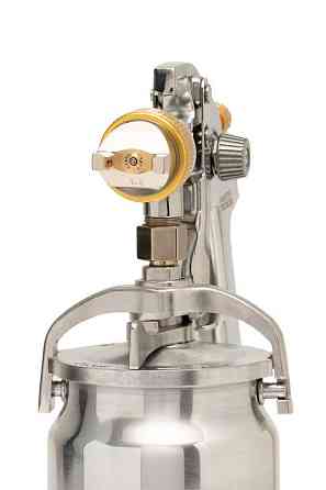 Краскопульт пневматический MASTERTOOL HVLP НАЛБ 1000 мл Ø 1,8 мм круглый/плоский факел 130-210 л/мин Харків