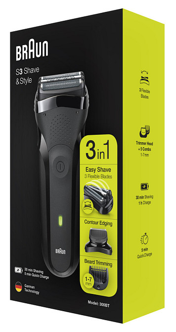Электробритва Braun Series 3 6587833 черная Киев - изображение 4