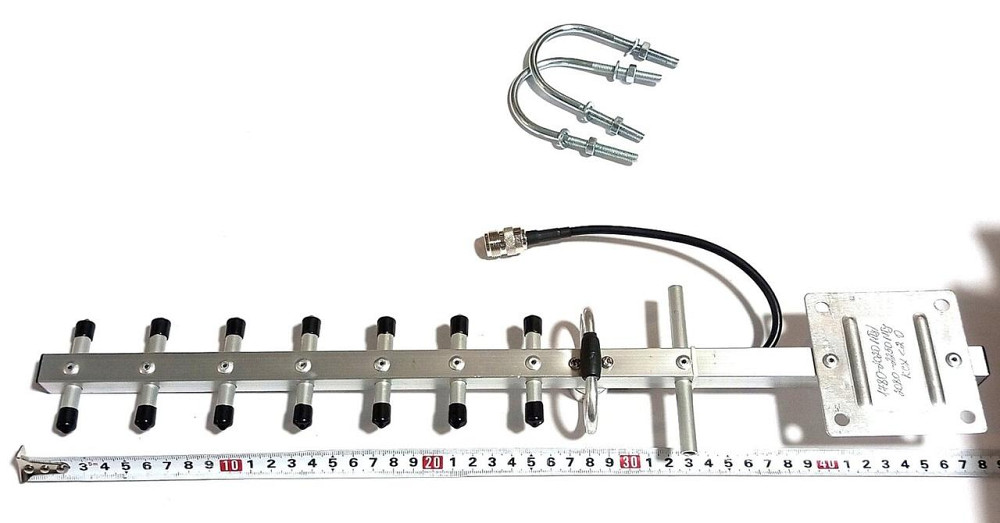 Антенна Yagi 1780-2020/2080-2250 МГц 13 дБ, до 25 Вт, N-female (гнездо) Дніпро - зображення 7