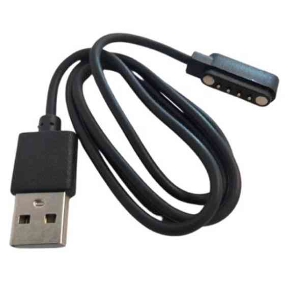 DM Зарядний кабель для смарт-годинників 4-pin 9.0mm Black Харків