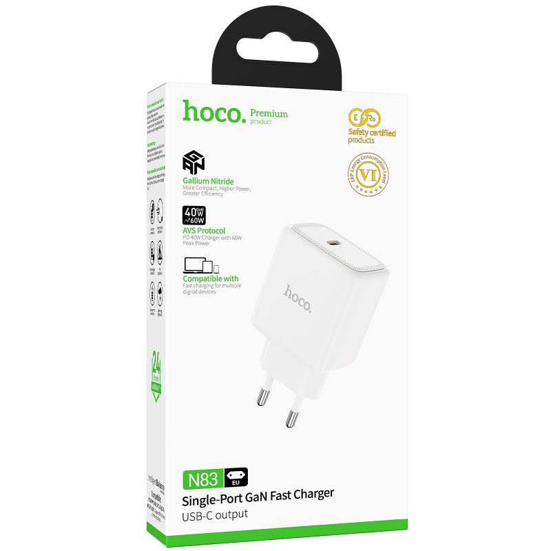 СЗУ Hoco N83 Profit PD40W (1USB-C) Херсон - зображення 4