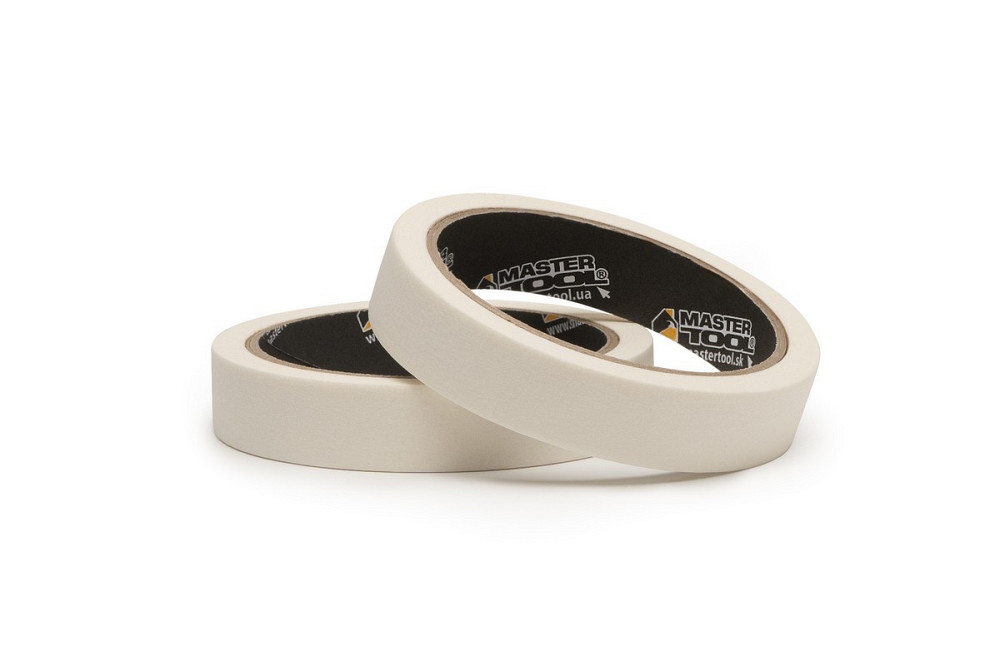 Лента малярная универсальная MASTERTOOL GripBond Pro 19 мм×20 м 2 шт белая 79-9880 Харків - зображення 4