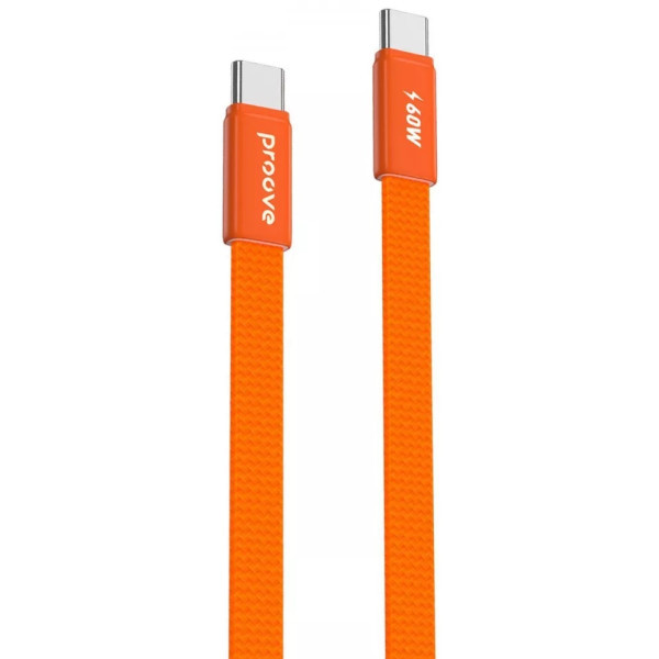 Кабель Proove AirLine Type-C to Type-C 60W 1m Orange (CCAI60002218) Харків - зображення 1