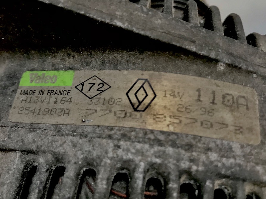 Бу генератор Renault Laguna Megane 1, 7700857073 Кропивницький - зображення 2