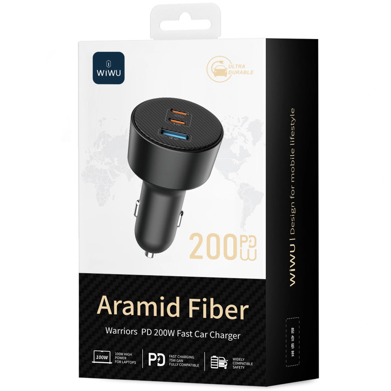 АЗУ WIWU CC026 Warriors PD200W+QC3.0 (1USB-A/2C) Херсон - изображение 2