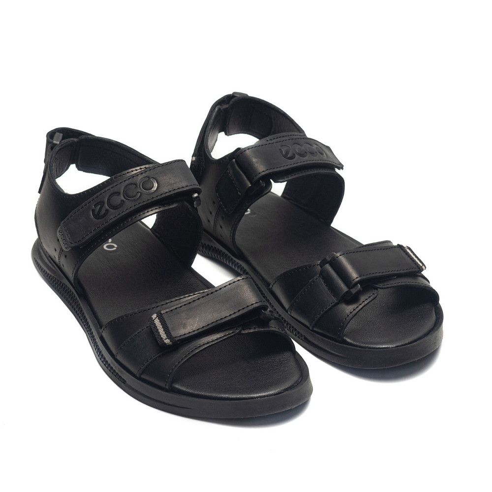 Мужские кожаные сандалии Sport Black Київ - зображення 3