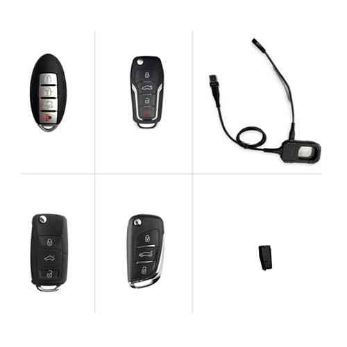 Программатор ключей автомобильный с универсальным чипом и набором смарт ключей (4 шт)  LAUNCH X-431  Харків