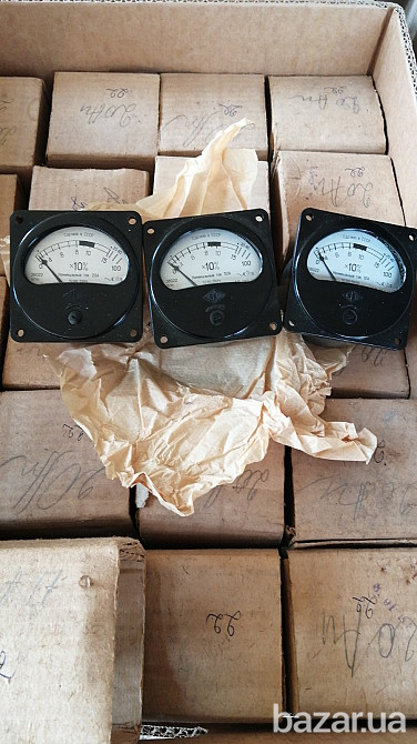 Амперметры Э-8022, 0-100а. (номинальные токи 10ам,20ам,30ам,50ам)--150шт. по 65грн Харьков - изображение 1