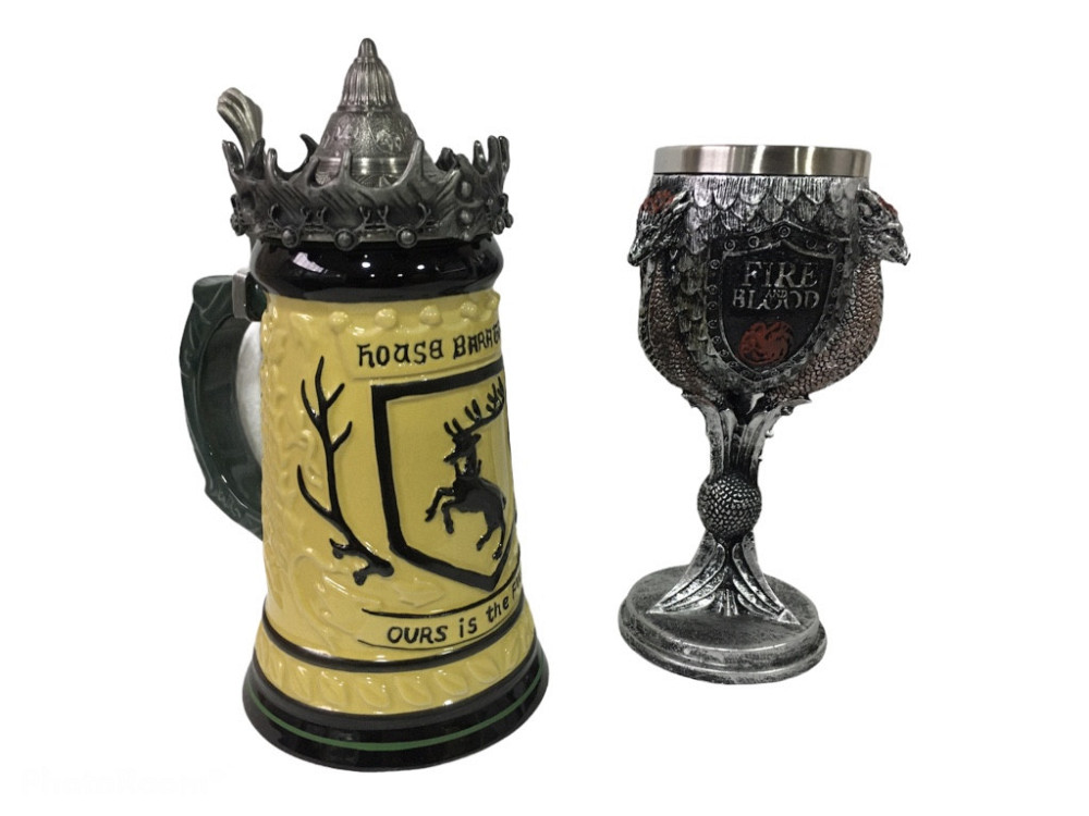 Набор Кружка Game Of Thrones House Герб Баратеонов Игра Престолов Баратеоны и Кубок Fire And Blood Киев - изображение 4