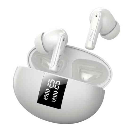 Bluetooth-гарнітура Proove Thunder Buds SE TWS with ANC (APP) White (TWTBSE01AP02) (Код товару:41779 Харків