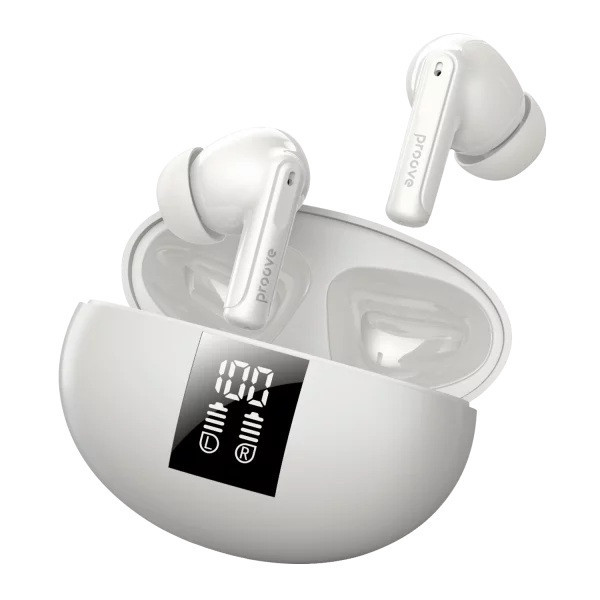Bluetooth-гарнітура Proove Thunder Buds SE TWS with ANC (APP) White (TWTBSE01AP02) (Код товару:41779 Харків - зображення 2