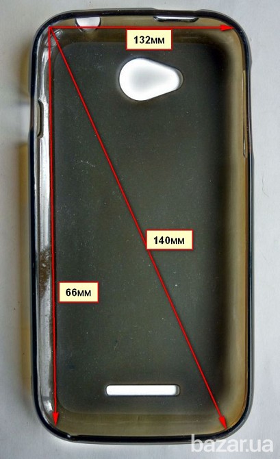 Чехол-бампер силіконовий 132х66=140мм Львів - зображення 2