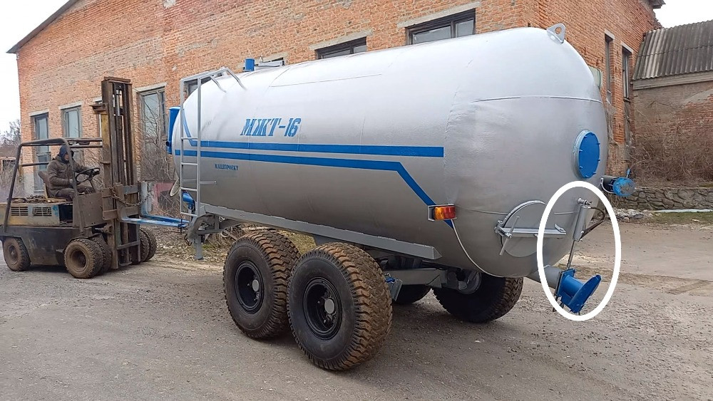 Задвижка гідравлічна на бочку МЖТ - на розкидач навозу Белая Церковь - изображение 6