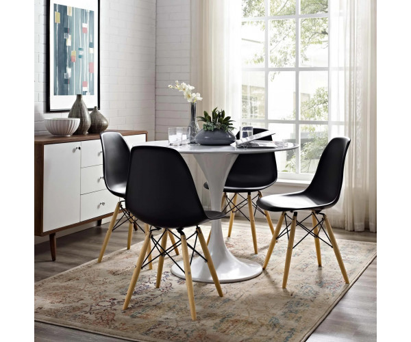 Стілець Тауер Вуд пластиковий чорний Днепр - изображение 6