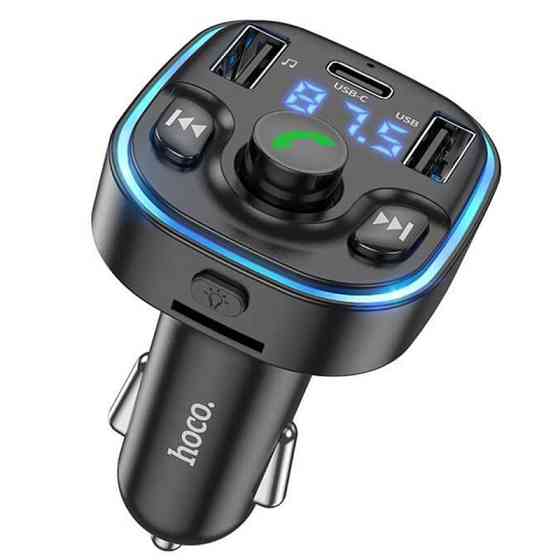 АЗУ FM модулятор Hoco DE5 PD20W+QC3.0 (2USB-A/1C) Херсон