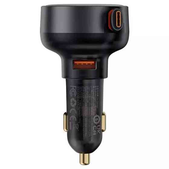 АЗУ Baseus Enjoyment Pro PD60W+QC3.0 with retractable cable (1USB-A/1C) (C000578) Херсон