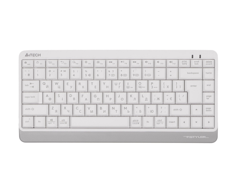 Клавиатура беспроводная A4Tech Fstyler FBK11(White) белая Київ - зображення 1