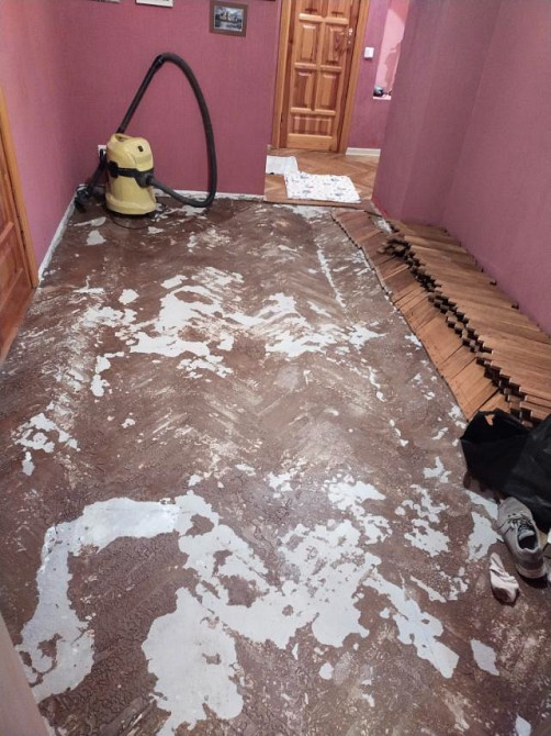 Профессиональная шлифовка циклевка паркета - доски без пыли Киев обл Київ - зображення 4