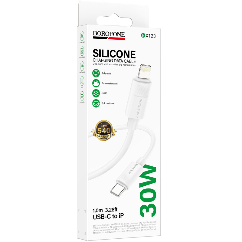 Дата кабель Borofone BX123 Leya Type-C to Lightning 30W (1m) Херсон - изображение 2