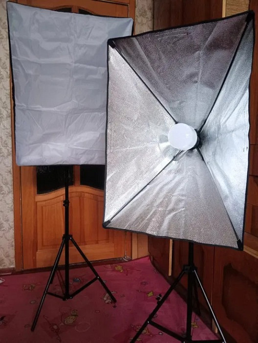 Набір постійного світла Puluz PU5070-2 Led Softbox Kit Киев - изображение 1