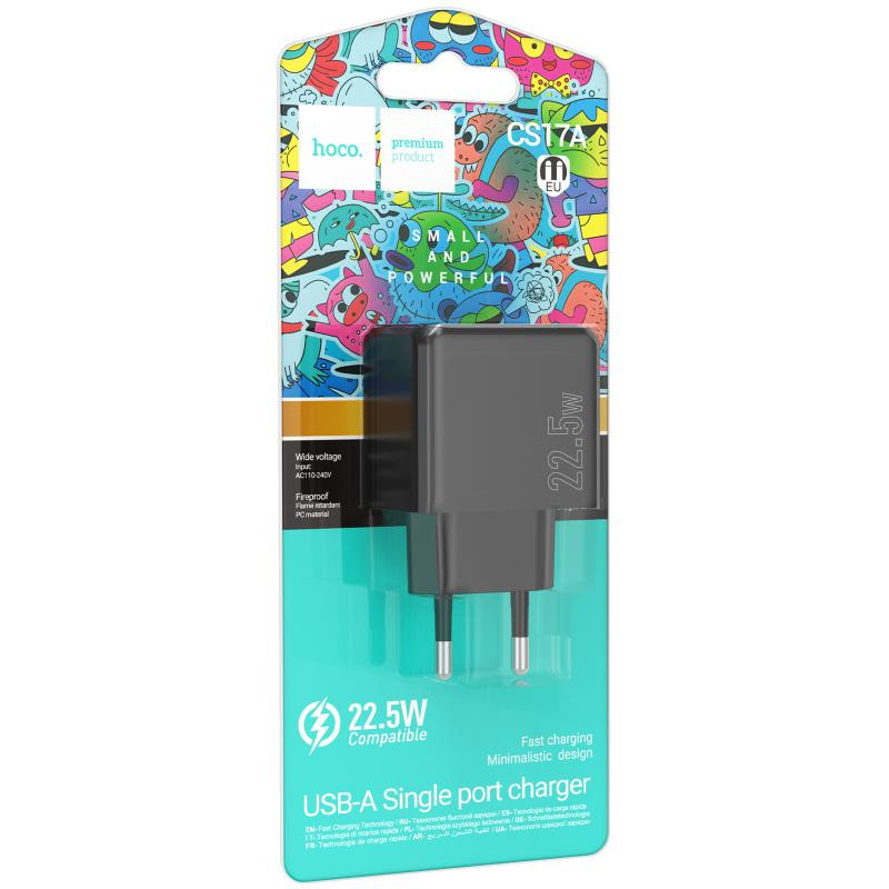 СЗУ Hoco CS17A Wish QC3.0 22.5W (1USB-A) Херсон - зображення 2