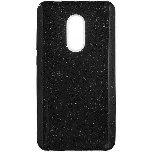 Silicone Case for Xiaomi Redmi Note 4X Black Shine (Код товару:11819) Харків - зображення 1