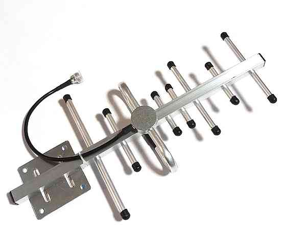 GSM антенна для мобильной связи Yagi 780-2890 МГц 11 dBi, до 25 Вт, N-female (гнездо). Смотрите на г Дніпро