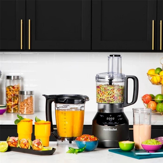 Блендер стационарный Nutribullet Triple Prep System NBF580B 1500 Вт черный Київ - зображення 8