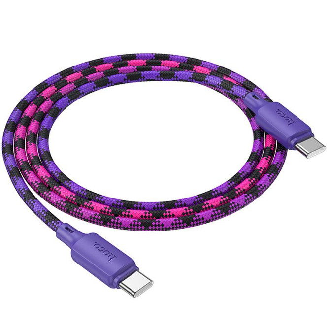 Дата кабель Hoco X116 Meridian Type-C to Type-C 60W (1m) Херсон - зображення 5