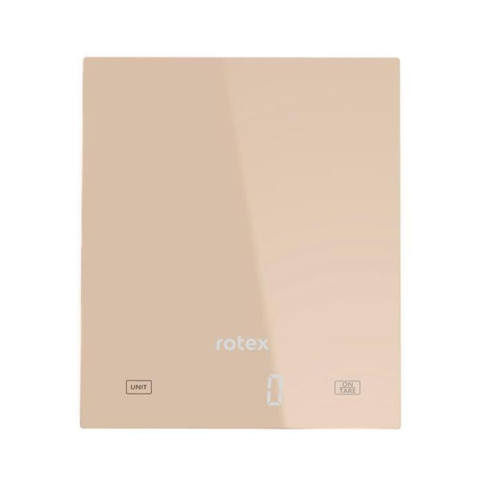 Весы кухонные Rotex RSK15-P 5 кг бежевые Київ - зображення 1