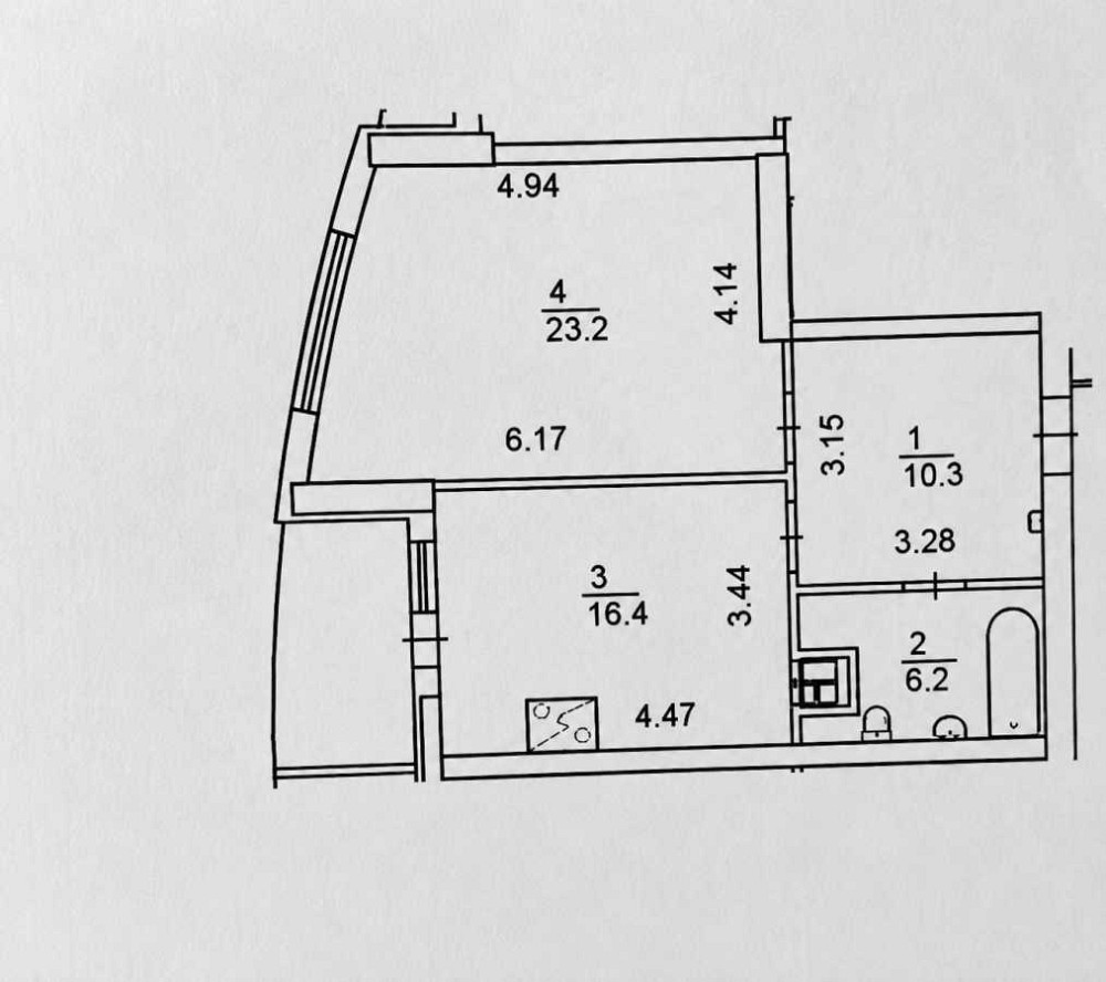 продажа 2-к квартира Киев, Святошинский, 106000 $ Київ - зображення 8