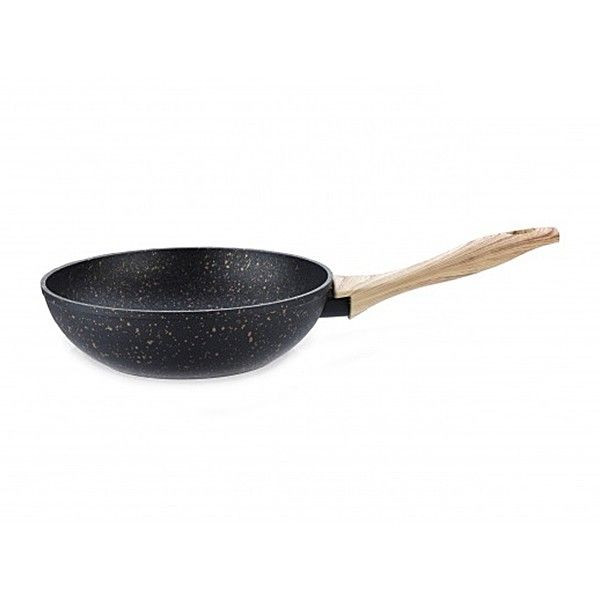 Сковорода ВОК Fissman Cosmic Black AL-4345-28 28 см Київ - зображення 1