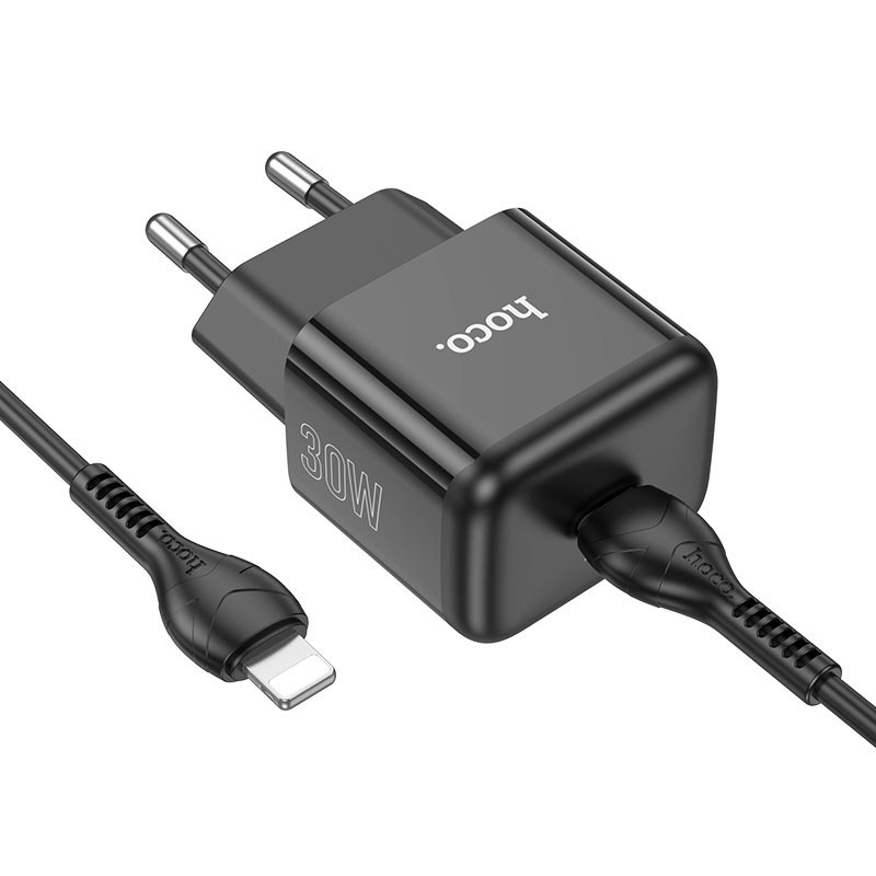 СЗУ Hoco N32 Glory PD30W (1USB-C) + кабельType-C to Lightning Херсон - зображення 3