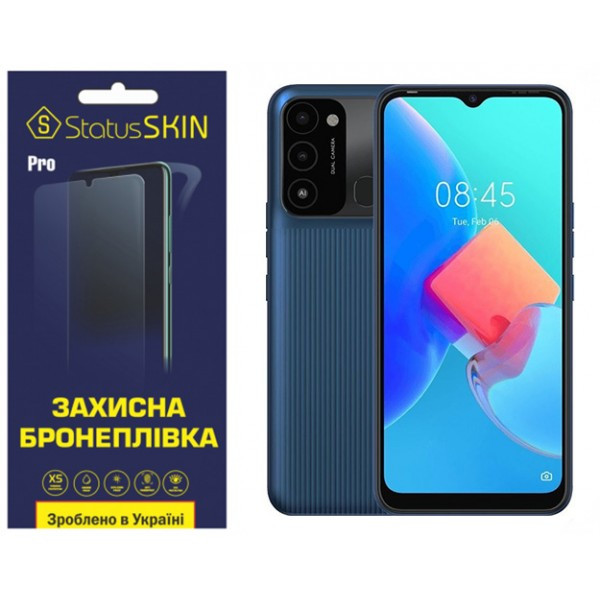 Поліуретанова плівка StatusSKIN Pro для Tecno Spark Go 2022 (KG5m) Глянцева (Код товару:36100) Харків - зображення 1