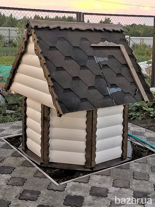 Колодязь. Декоративный колодец. Домик для колодца. Колодец декоративный. Киев - изображение 3