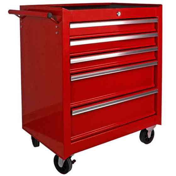 Тележка инструментальная на колесах 5 секций TORIN TBR-L4005-X Харків