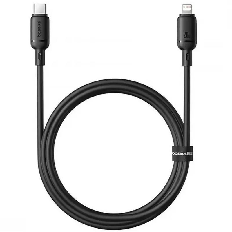 Дата кабель Baseus Silky Series OS Fast Charging Type-C to Lightning 20W (2m) (P10377701) Херсон - зображення 2