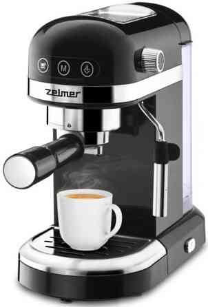 Кофеварка рожковая ZELMER ZCM7295 1350 Вт черная Киев