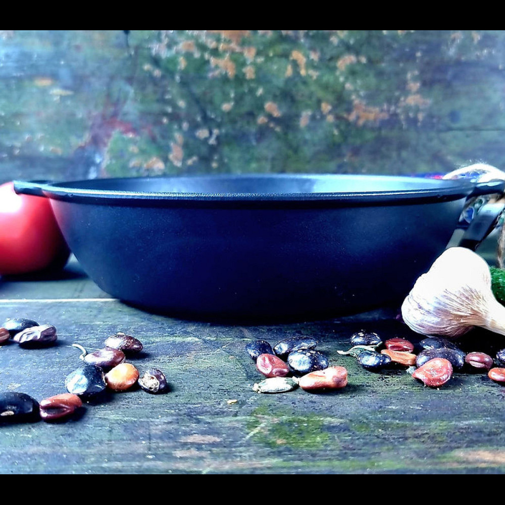 Сковорода чугунная Maysternya с крышкой 26х6см Т103С3 Одеса - зображення 10