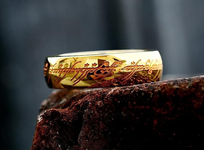 Кольцо Всевластия из Властелина колец, со светящейся надписью. Настоящее кольцо Саурона, единое кол Київ - зображення 8