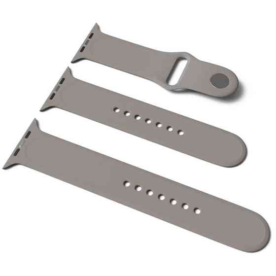 Уценка Силиконовый ремешок для Apple Watch Sport Band 38/40/41/42mm(ser.10) (S/M & M/L) 3pcs Херсон