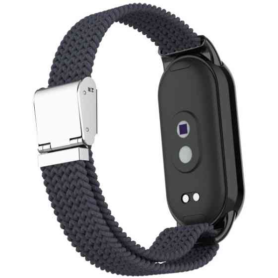 Ремінець ArmorStandart Braided Solo Loop для Xiaomi Smart Band 10/9/8 Charcoal (ARM86881) (Код товар Харьков