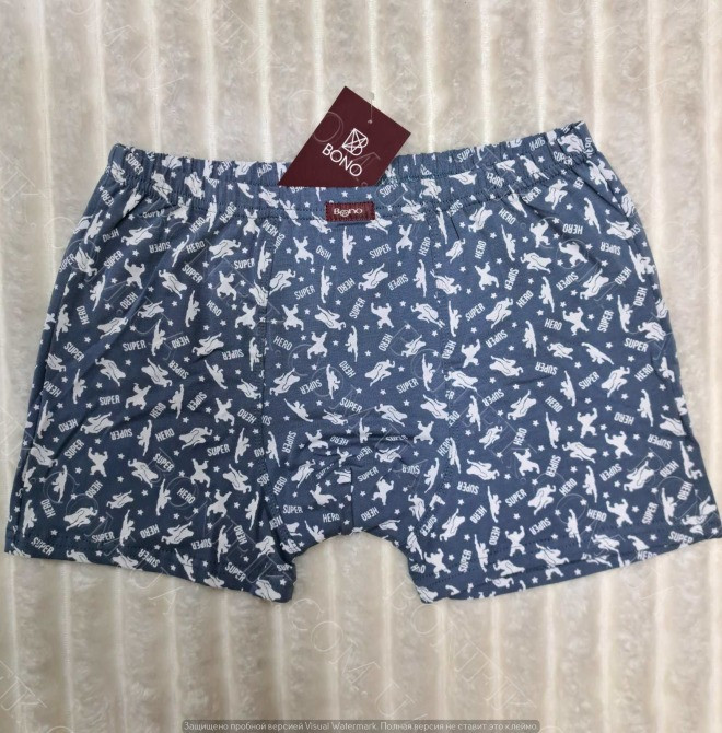 Мужские боксеры с принтом Super Hero (арт. МШ 950219) Кривой Рог - изображение 1