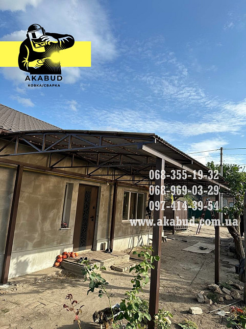 Распашные ворота, откатные ворота, автонавес, заборы, ангары Кривий Ріг - зображення 3