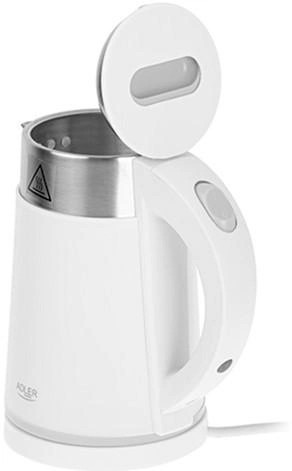 Электрочайник Adler AD-1372-white 0.6 л белый Київ - зображення 5