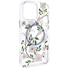 TPU+PC чехол Clear Garden with MagSafe для Apple iPhone 16 (6.1") Херсон